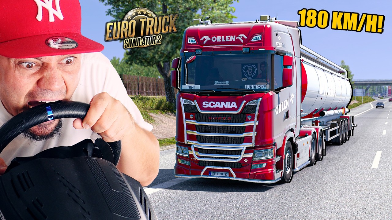 🚚 ORLEN *MOJA SCANIA* JEDZIE 180 KMH! *tuning* | Euro Truck Simulator 2