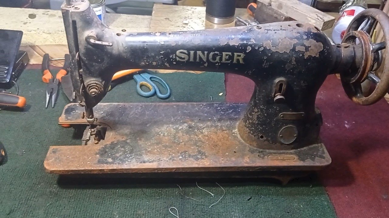 Singer 31k20 recuperamos y la convertimos en 31 15 Primera parte