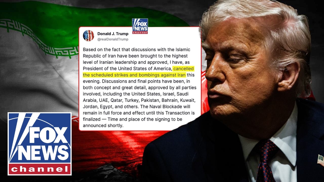 Trump goes from 'negotiating with bombs' to canceling new Iran strikes