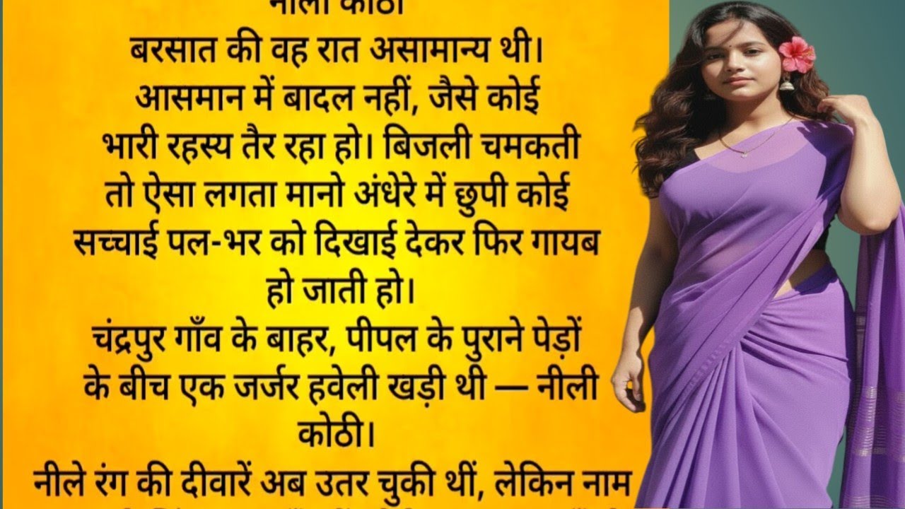 नीली कोठी। Romantic, Emotional & Motivational Hindi Kahaniyaan, priyanka with kahani