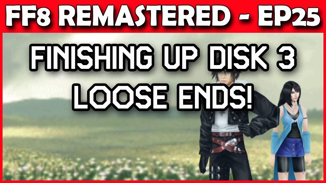 Let's Play Final Fantasy 8 Remastered - Testing Angelo Search & Getting Squall's Card! - Part 25