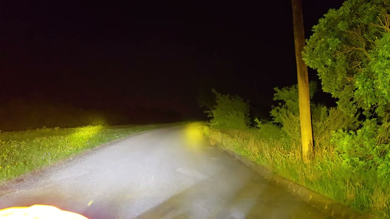 @harborfreight Roadshock Edge 4 LED spot/flood combo - light output
