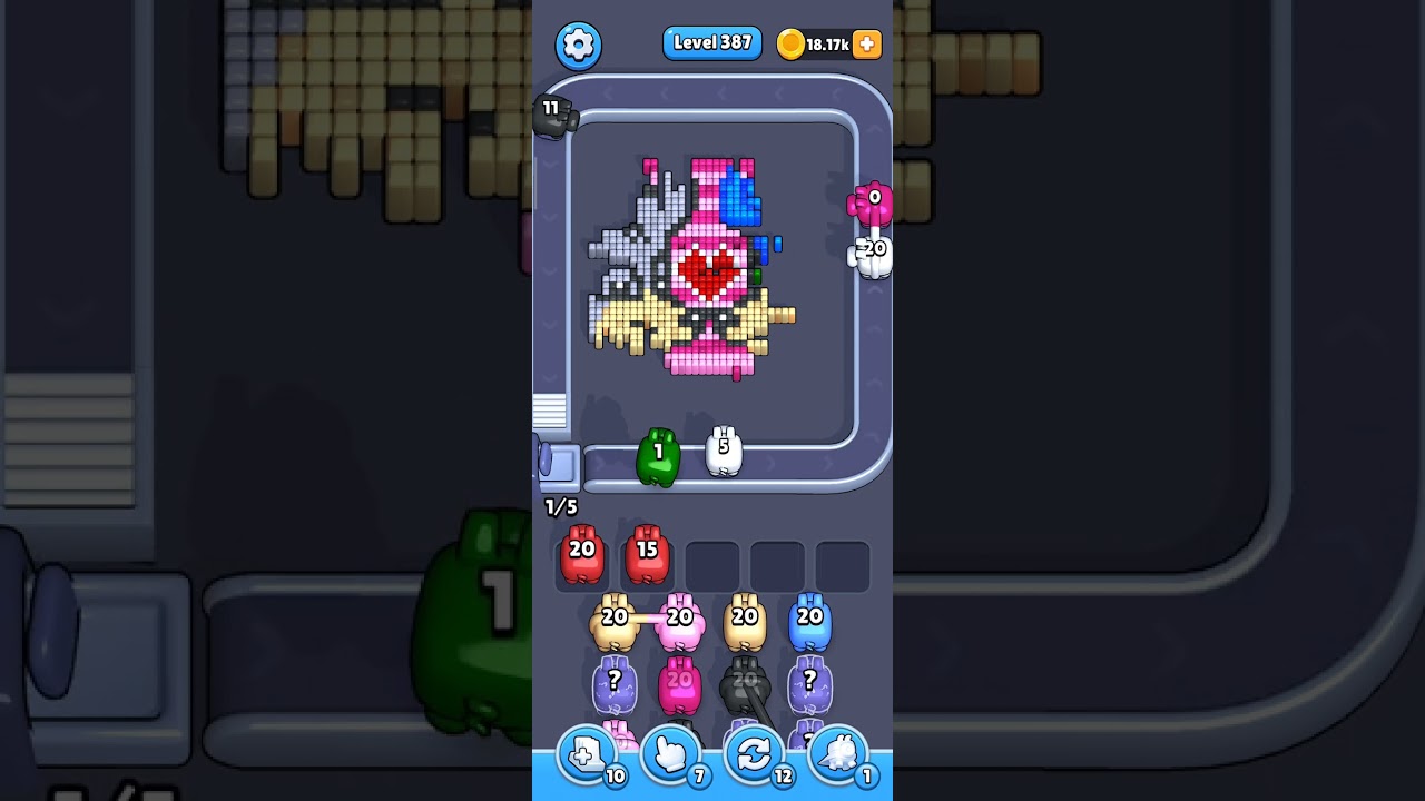 Pixel Flow — level 387