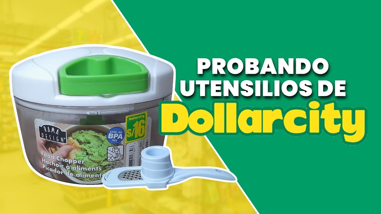 #Dollarcity Probando PICADORA de ALIMENTOS MANUAL  + RALLADOR |Utensilios de cocina dollarcity