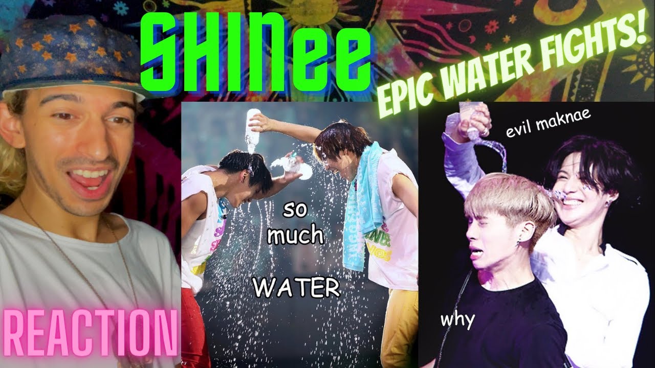 Shinee Dumping Water On Each Other For 12 Minutes Straight | REACTION