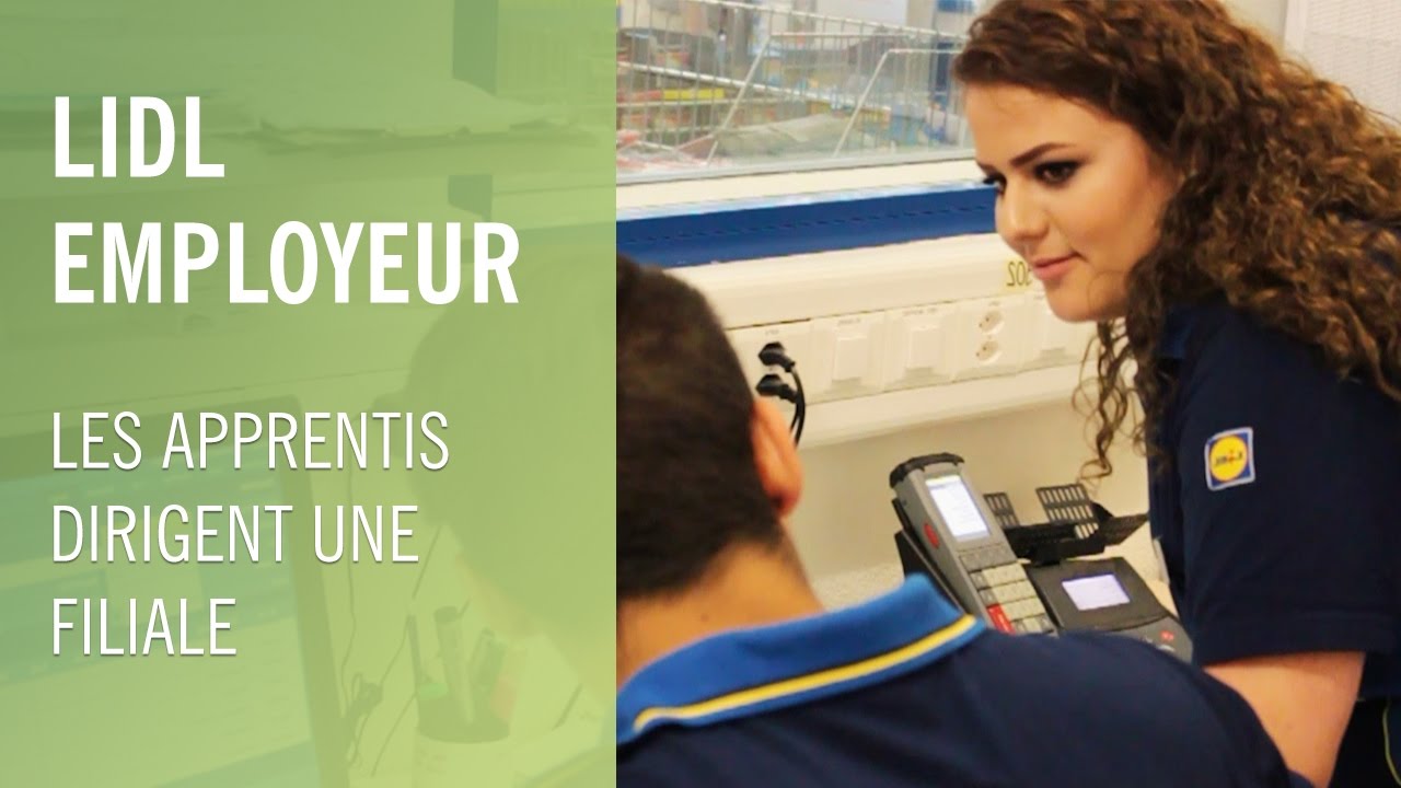 Les apprentis dirigent une filiale – Lidl Suisse
