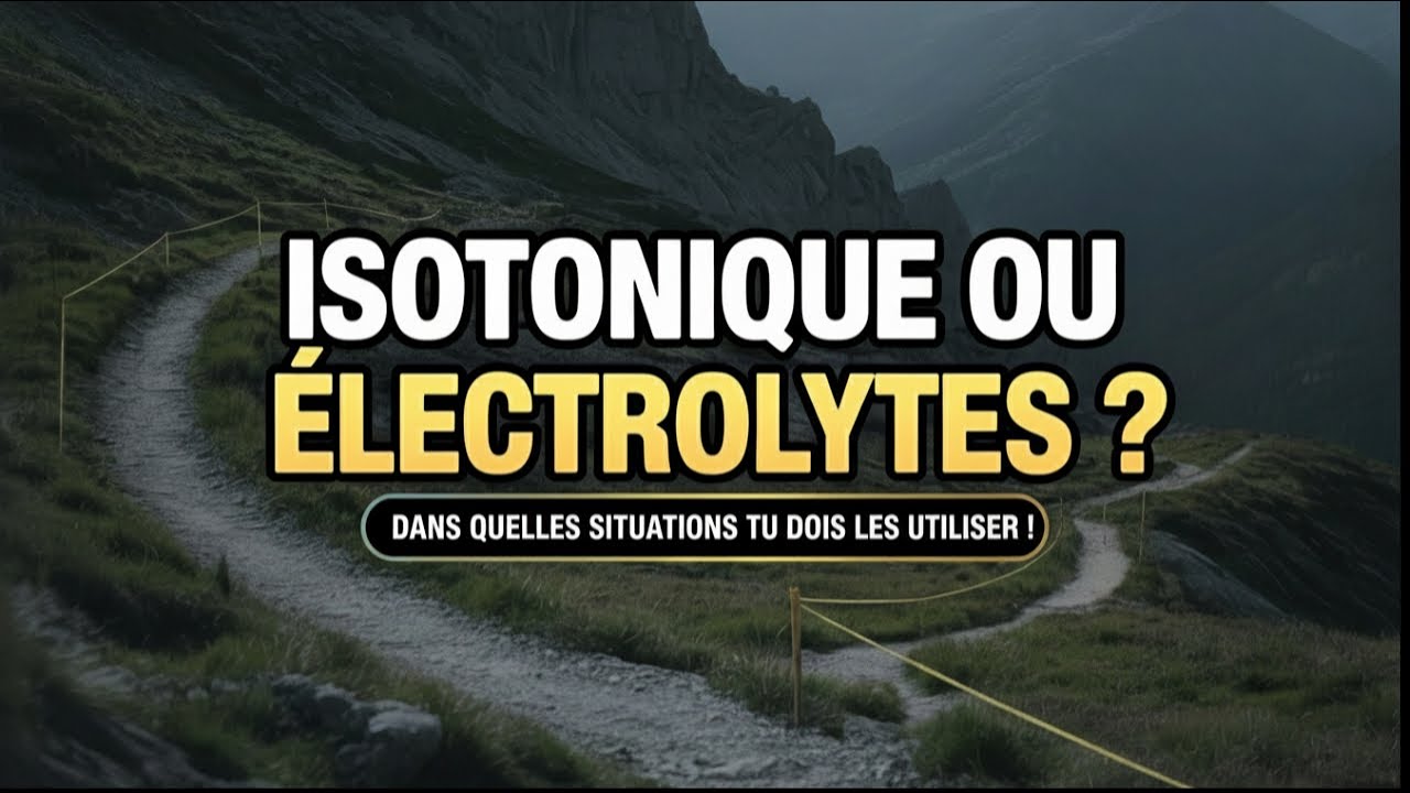 Boisson isotonique ou &eacute;lectrolytes ? Plus d'h&eacute;sitations!