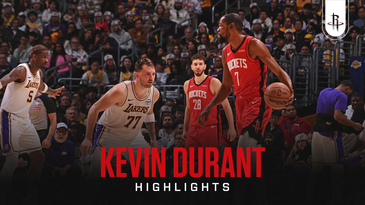 Kevin Durant (25 points) Highlights vs. Los Angeles Lakers
