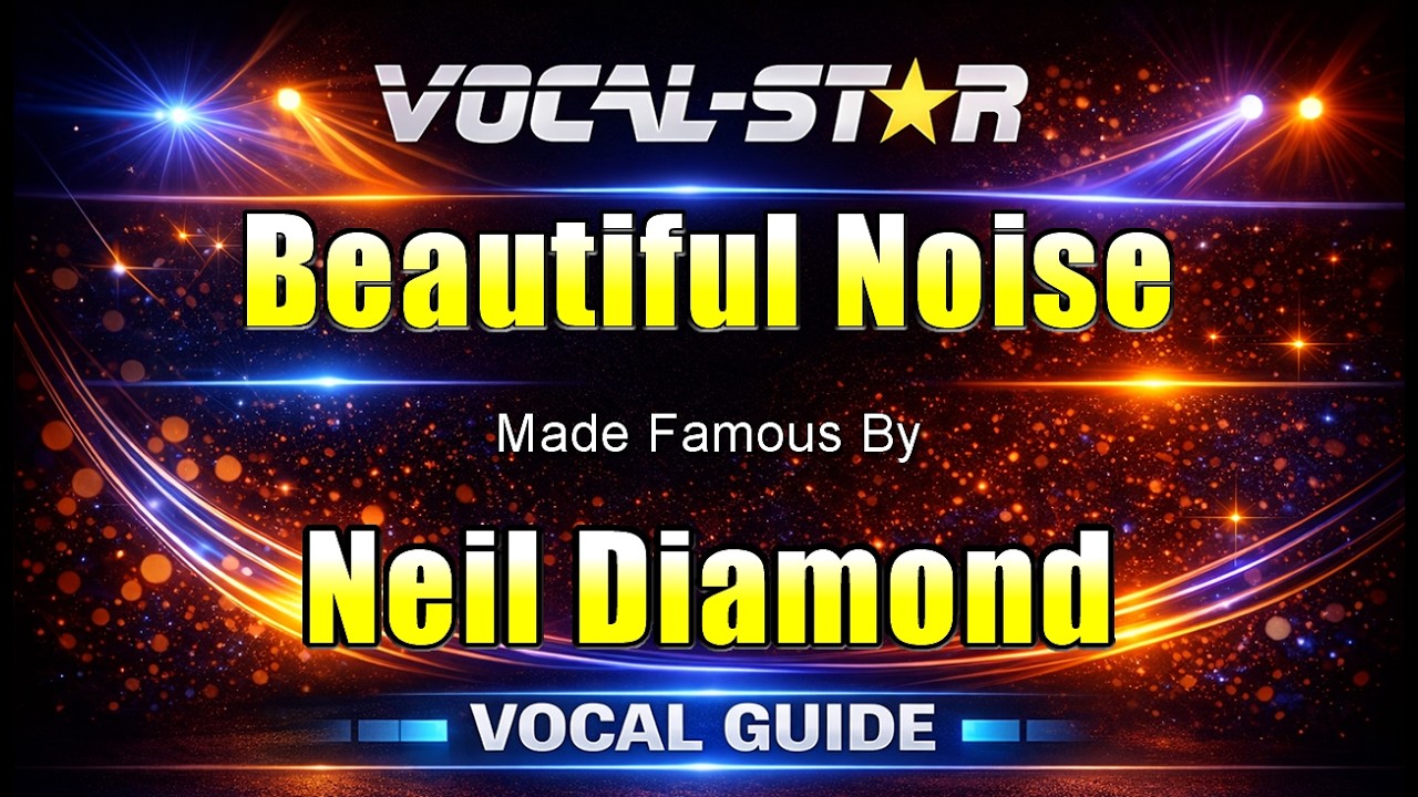 Нил Даймонд - Beautiful Noise (версия для караоке) с текстом песни на экране и руководством по во...