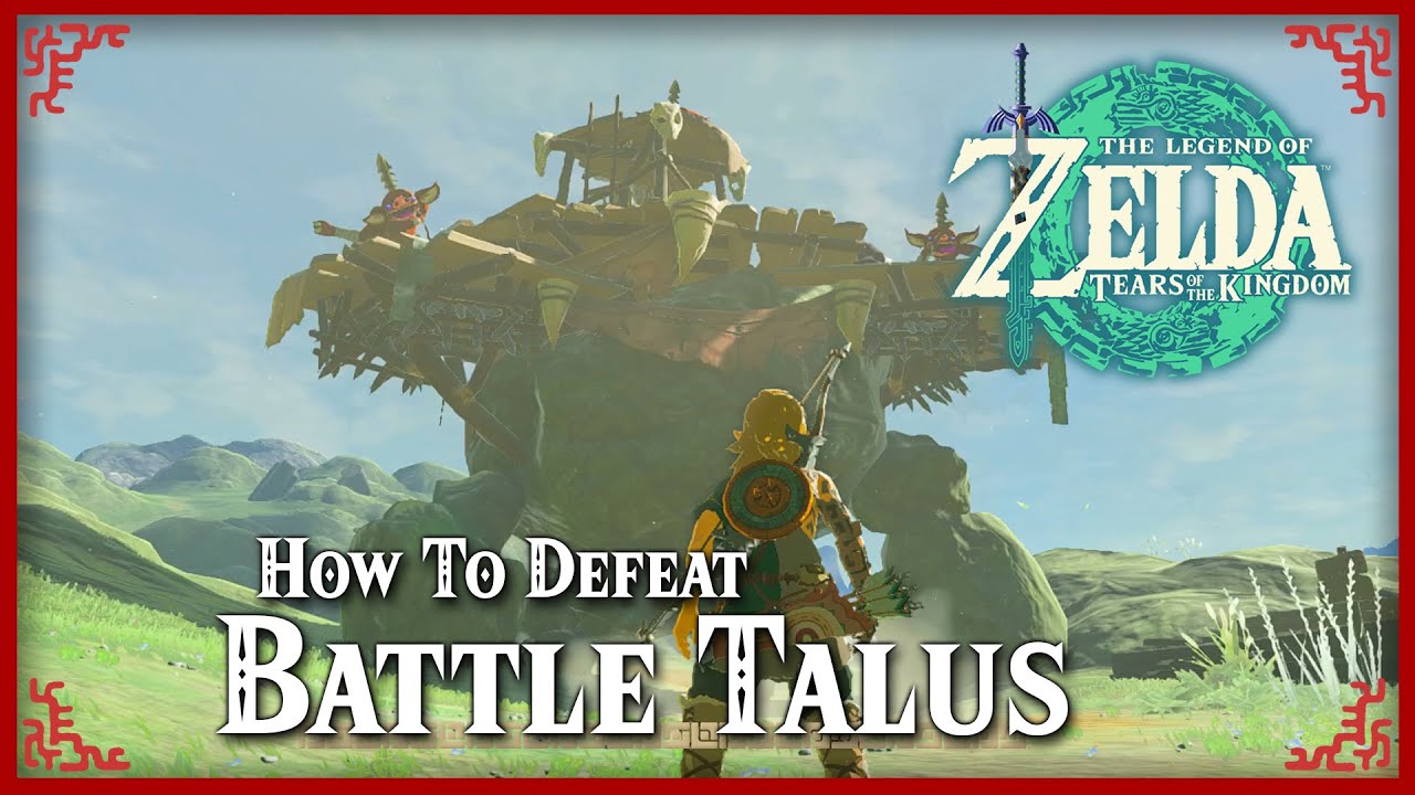 Battle Talus &bull; Zelda Tears of the Kingdom TOTK