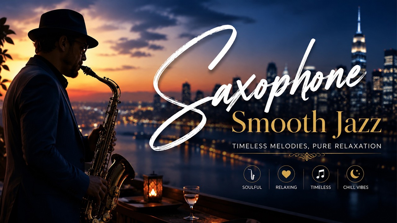 Midnight Sax Vibes ✨ Soft Jazz Music for Late Night Relaxation, Calm Moments & Dreamy Nights