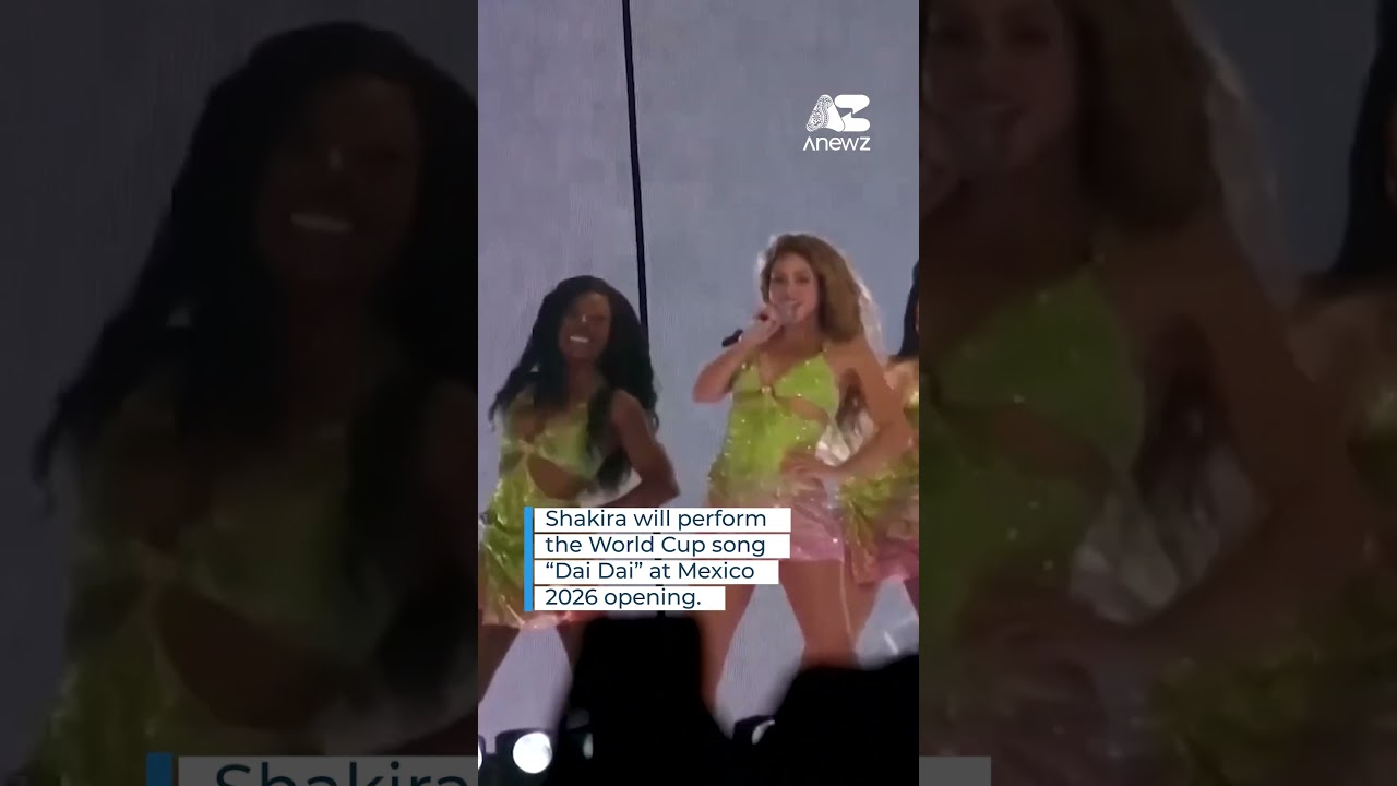 Shakira returns for 4th World Cup performance in Mexico
