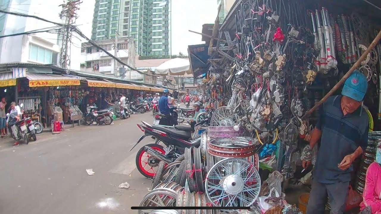 Săn đồ cũ ở chợ phụ tùng tân thành quận 5