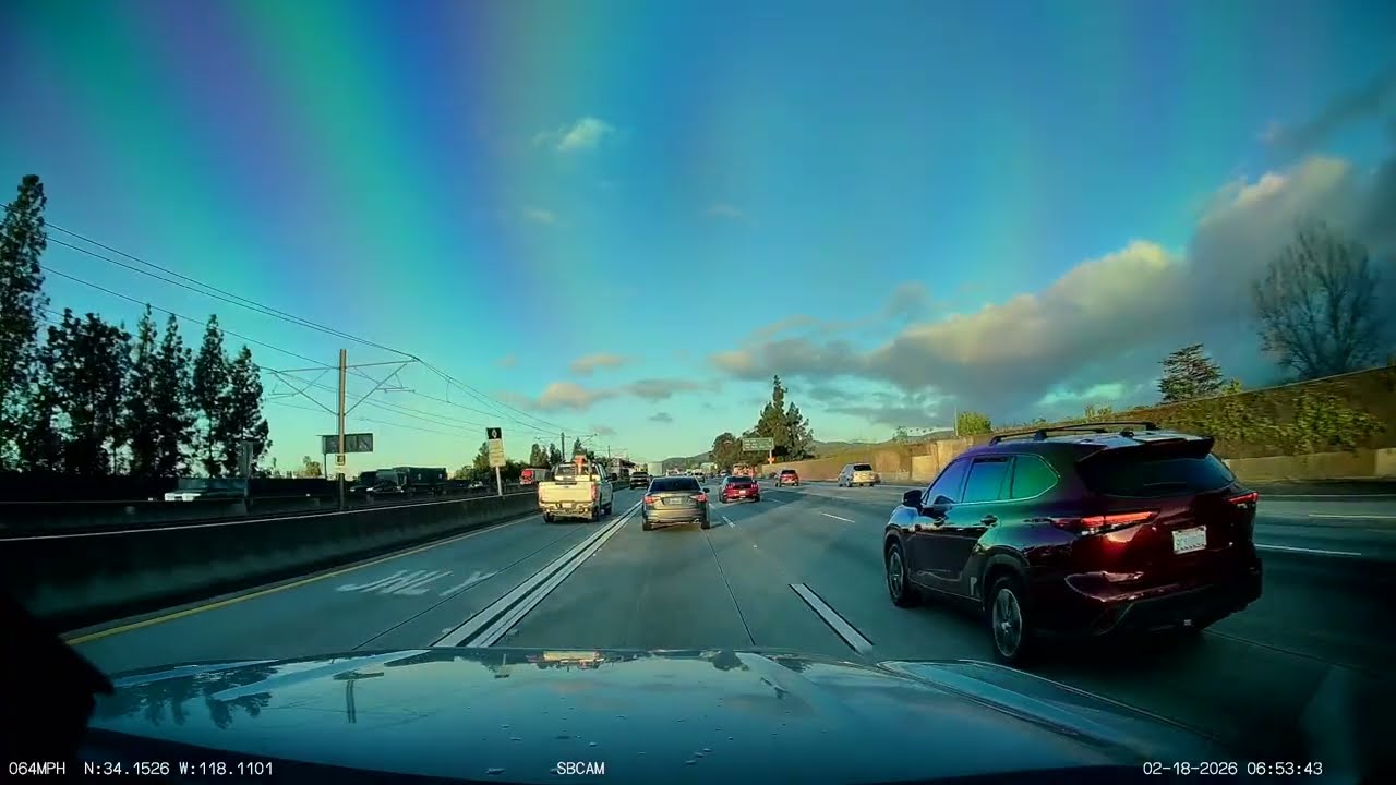 ASMR Pretty morning drive  2.8.26