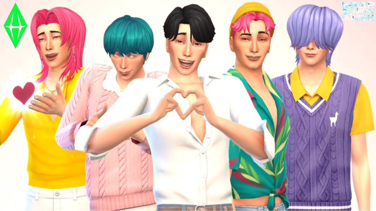 The Saja Boys [Kpop Demon Hunters] : Sims 4 I Create a Sim