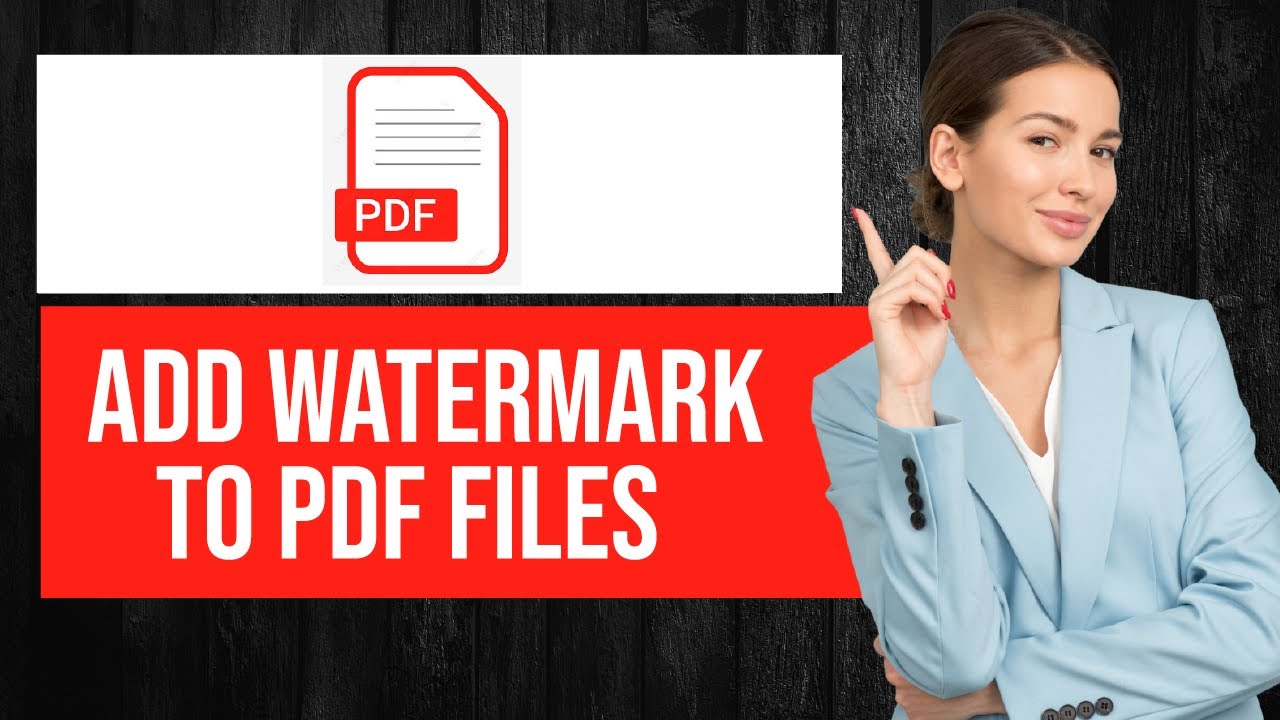 How to Add a Watermark to PDF Document | Insert Logo or Text Online