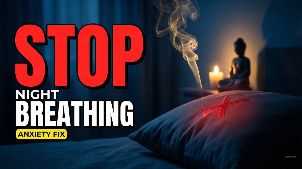 STOP Breathing Like This at Night – Buddhist Secret Calms Anxiety Fast
