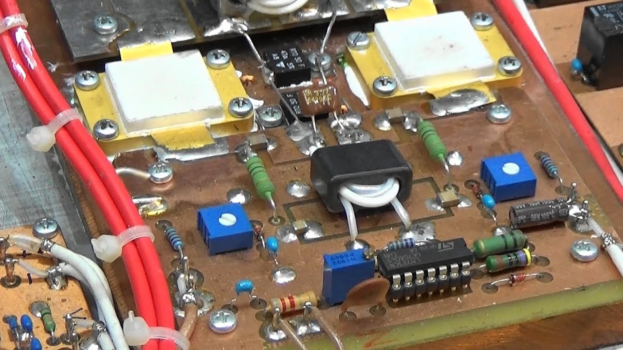 #96 Repairing a 1500 Watt MOS FET  HAM radio RF Power Amplifier