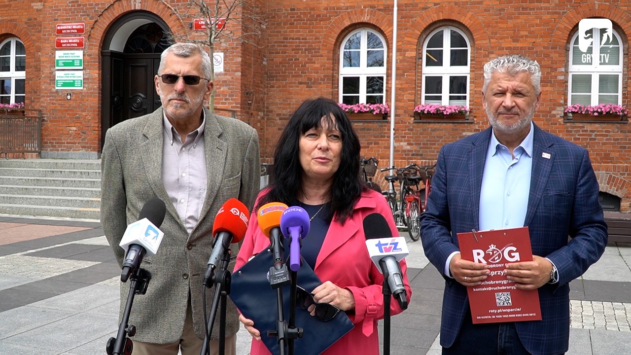 Ruch Obrony Granic chce zdjęcia ukraińskiej flagi sprzed ratusza w Szczecinku