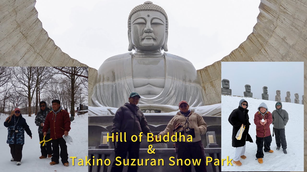 ❄️ Sapporo Winter Vlog | Hill of Buddha & Takino Suzuran Snow Park 🇯🇵