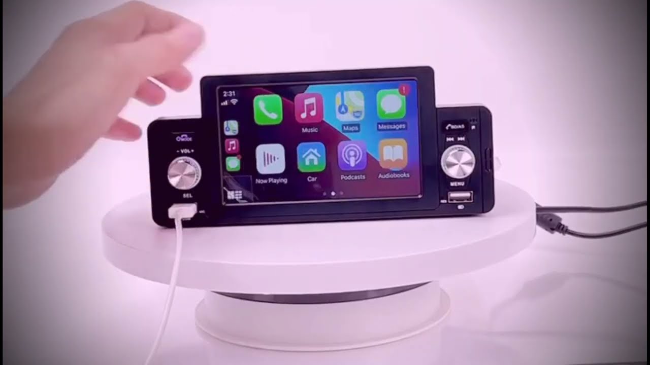 ESSGOO 5 Inch Car Radio 1 Din CarPlay Android Auto Multimedia Player Review, Unboxing Aliexpress