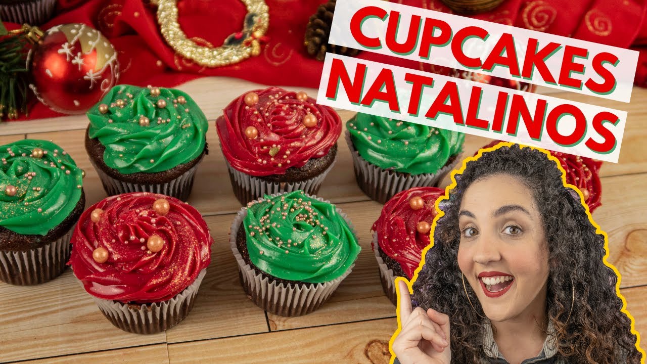 Cupcakes de Natal (Receita Fácil e Econômica) | Faça e Venda