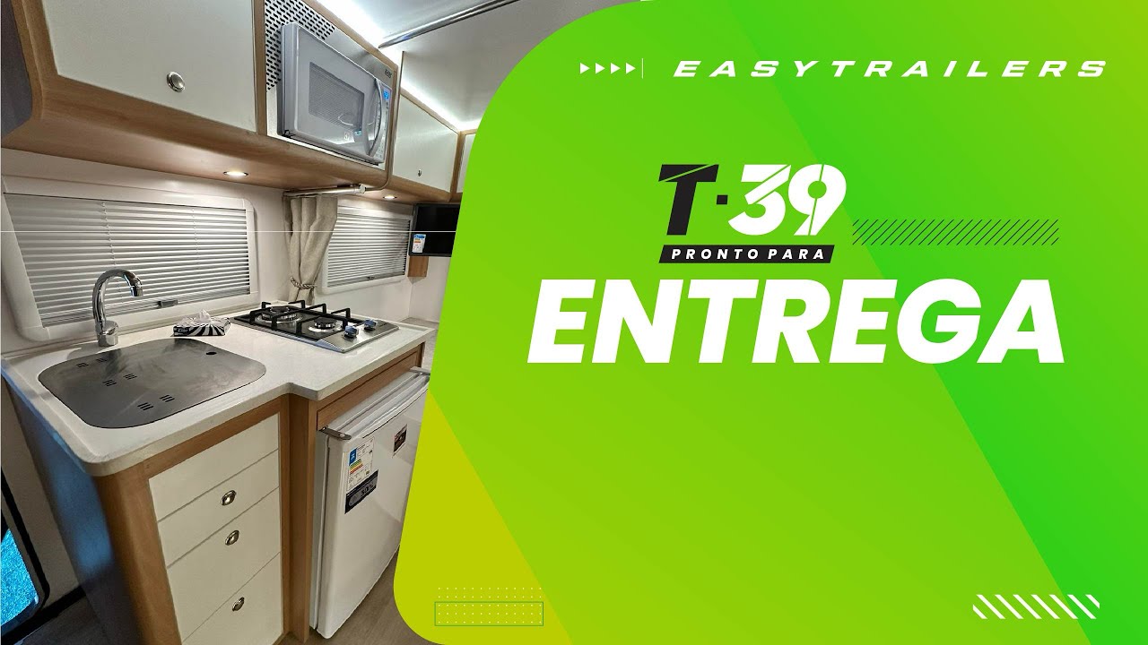 Pronto para entrega Trailer T39 - Planta 94-104 “a maior cama fixa do modelo confira”