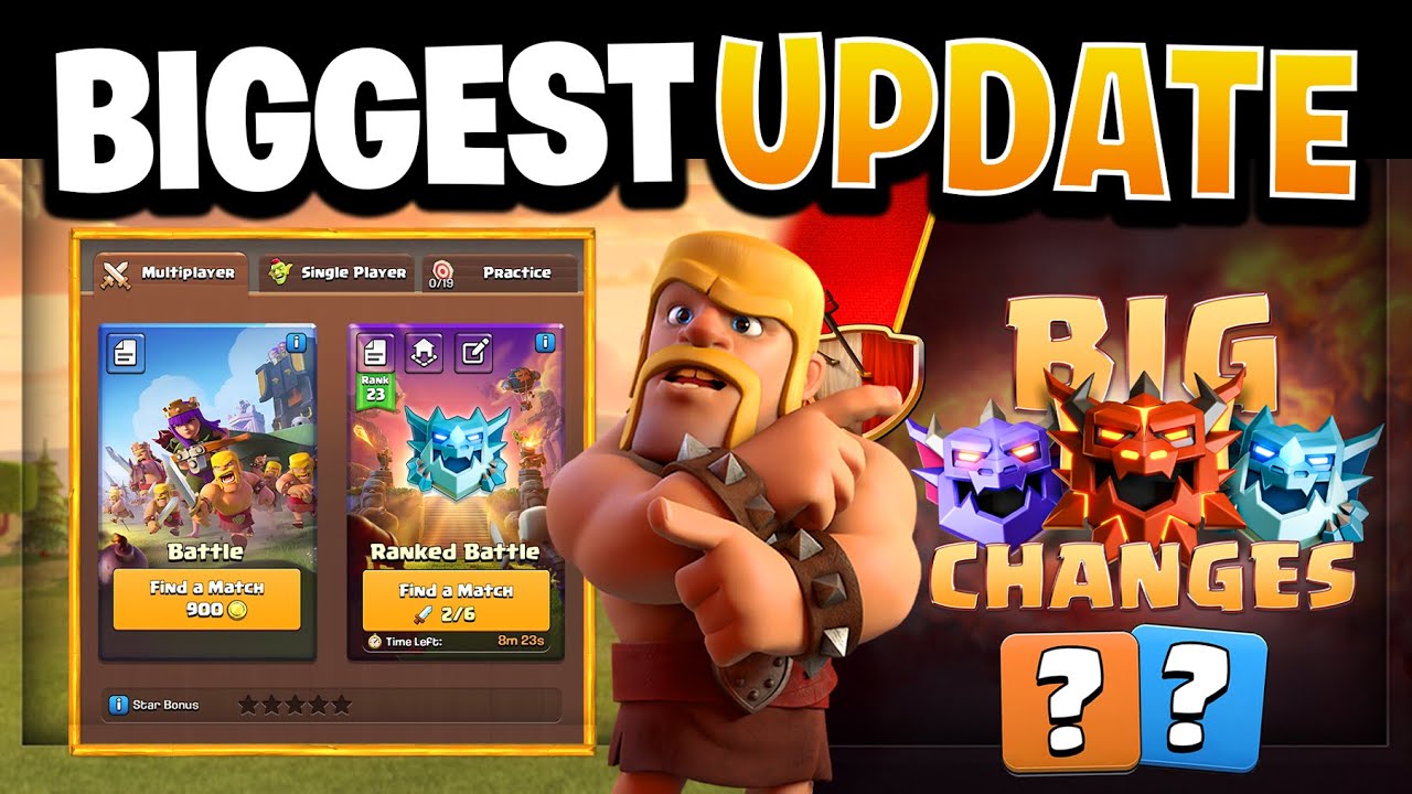 NEW Game Modes & Ranked Battle Explained! (Clash of Clans)
