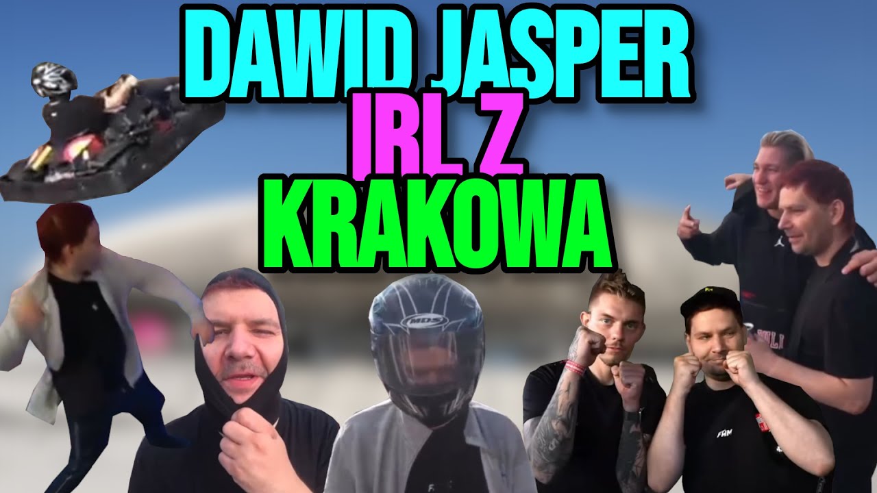 Dawid Jasper IRL z Krakowa - gokarty, zadyma pod kebabem, aferki i uciekająca fagata
