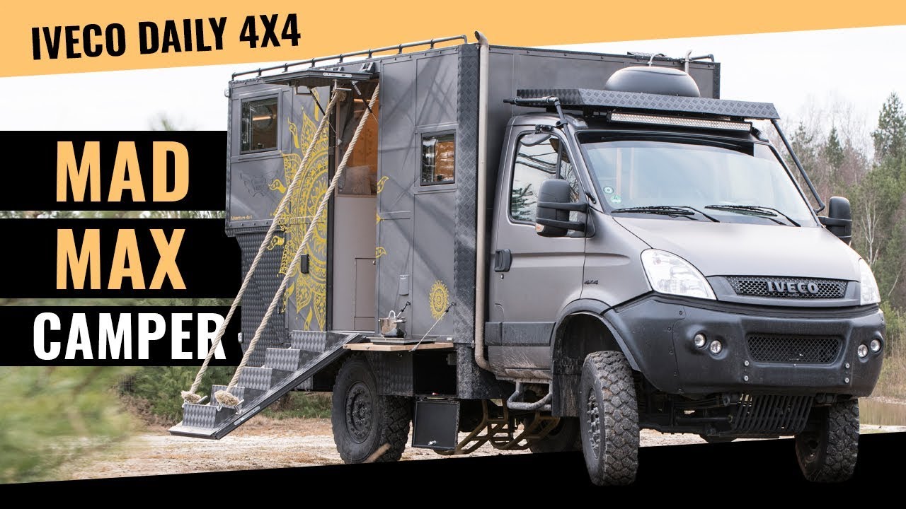 Iveco Daily 4×4 Wohnmobil in Mad-Max Optik