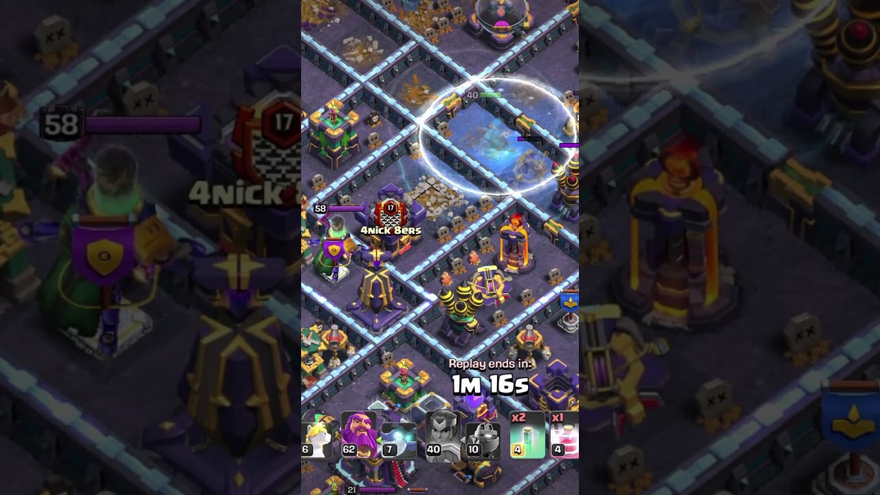 TH15 Rocket Spear + Giant Arrow RC + Queen OP Combo 😱🔥 | 3 Star Attack #coc #supercell #gaming
