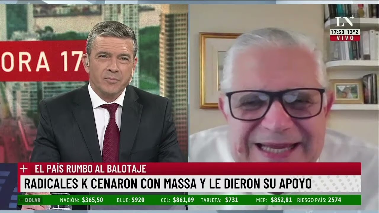 Radicales K cenaron con Massa y le dieron su apoyo; el análisis de Ricardo López Murphy