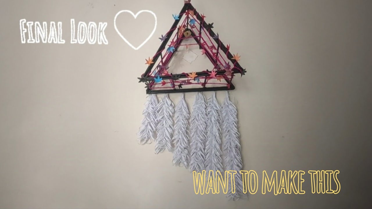 crafting vlog, wall hanging
