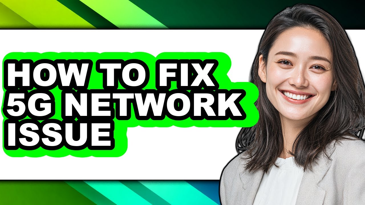 How to Fix 5g Network Issue (only Way)