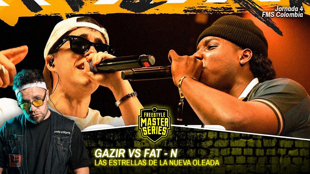 GAZIR SIGUE INTOCABLE CONTRA FAT N *FAT N VS GAZIR* #FMSCOLOMBIA J4 MISTER EGO Votación