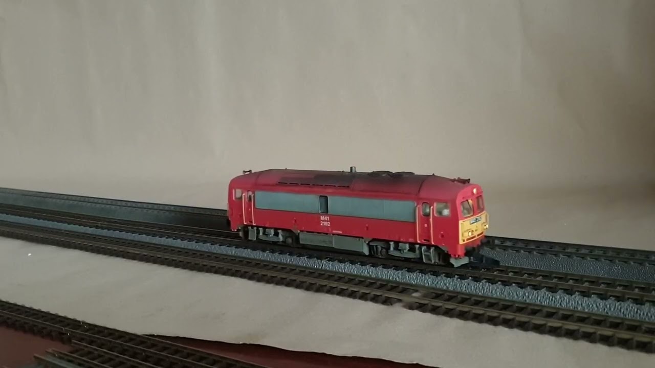 H0 MTB MÁV M41 2182 Csörgő Dízelmozdony - Hanggal - Koszolt