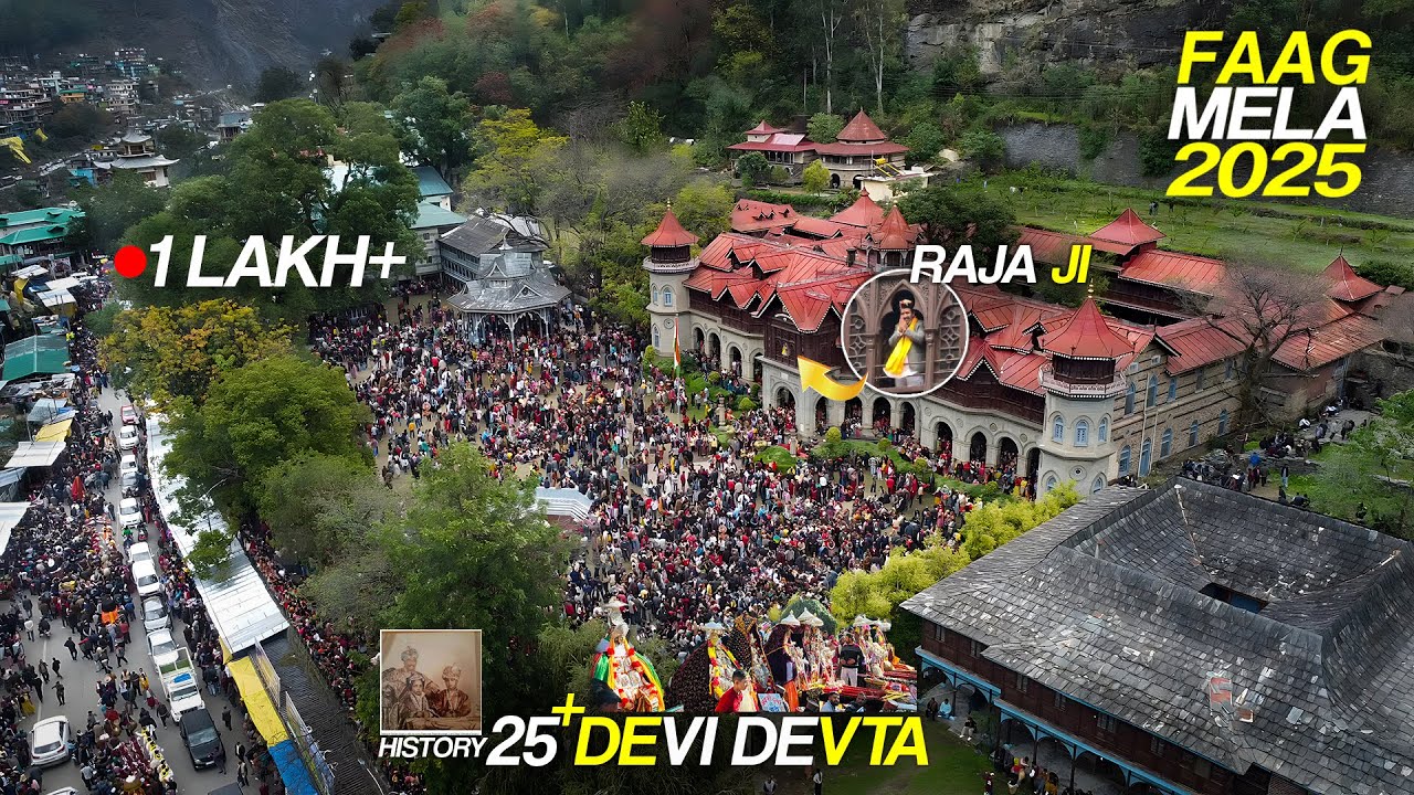 Faag Mela 2025😍 | 25+ Devi Devta - History 1 Lakh+ People😳 - Rampur Bushahr Padam Palace🤴🏻🕌  ft.Raja