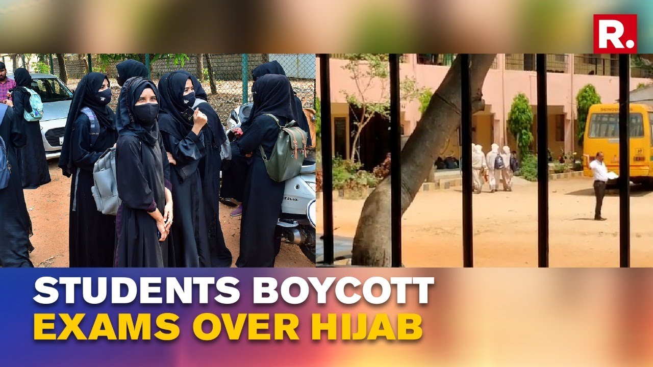 Karnataka Hijab Controversy: 11 Students Boycott 10th Grade Examination When Asked To Remove Hijab