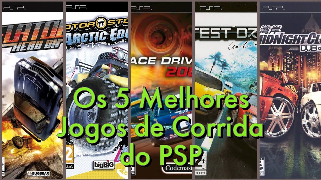 Os 5 Melhores Jogos de Corrida para o PSP!
