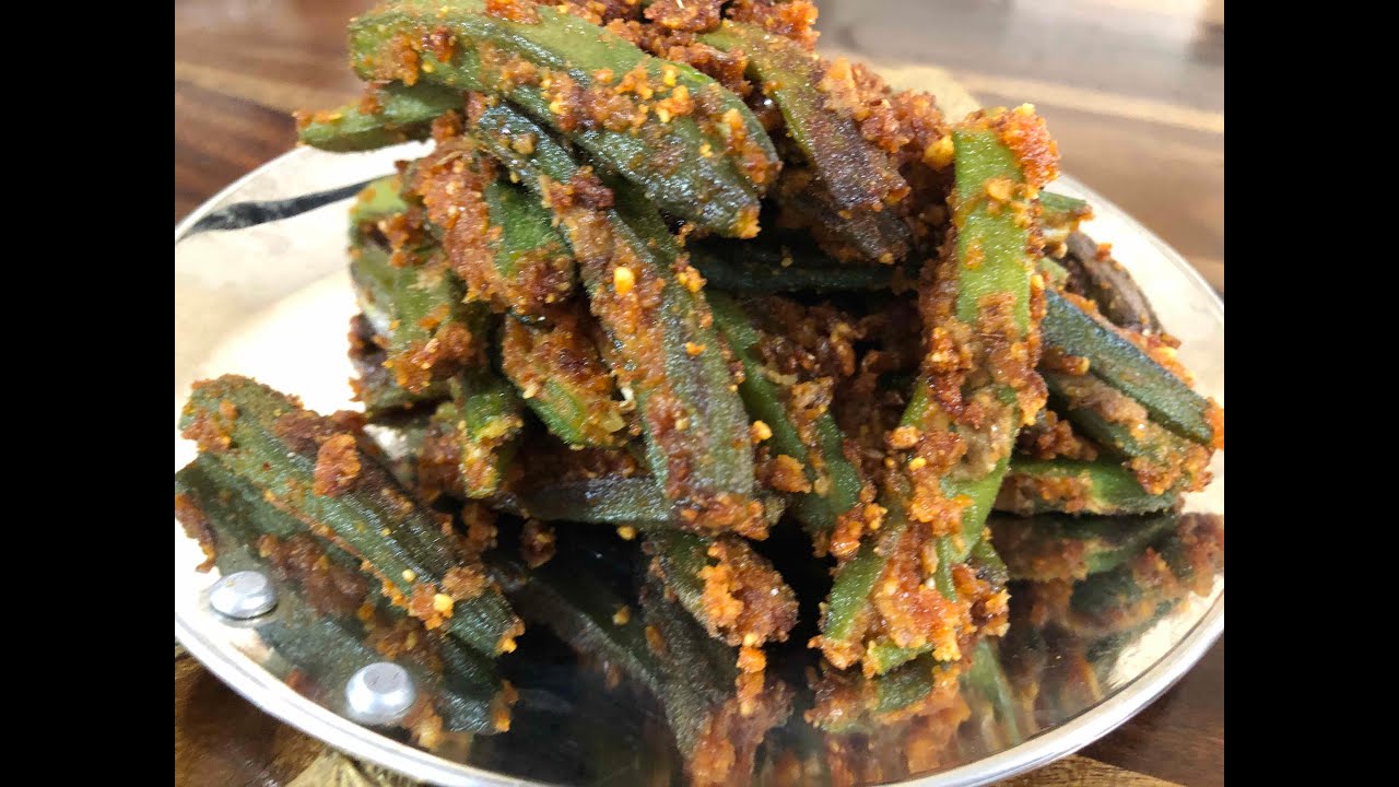 Bhindi Peanut Masala | Crispy Peanut Masala Bhindi | Bhindi Okra Masala - Prats Kitchen