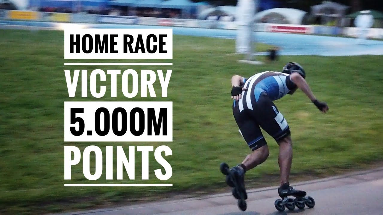 5.000m Points Race victory - Speedskating Kriterium Groß-Gerau 2019