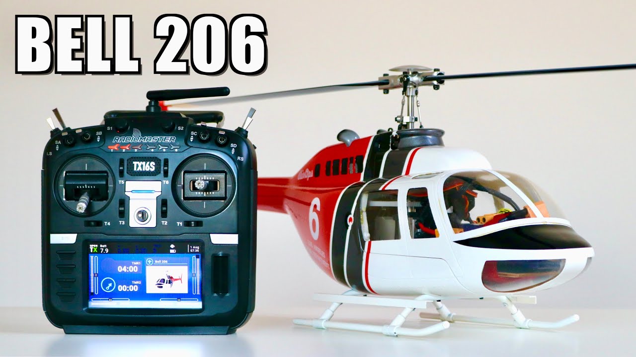 BELL 206 - Scale RC Helicopter From FLYWING With GPS FC 🇸🇮