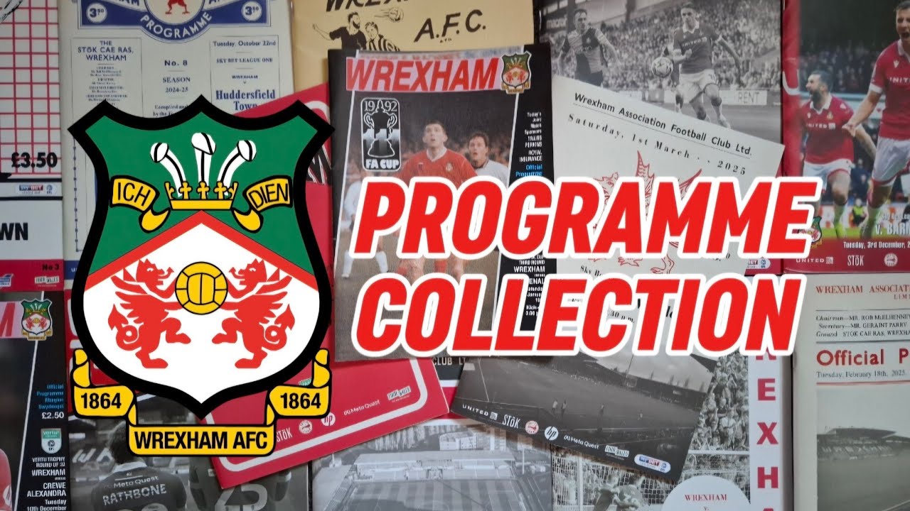 My Wrexham AFC Programme Collection