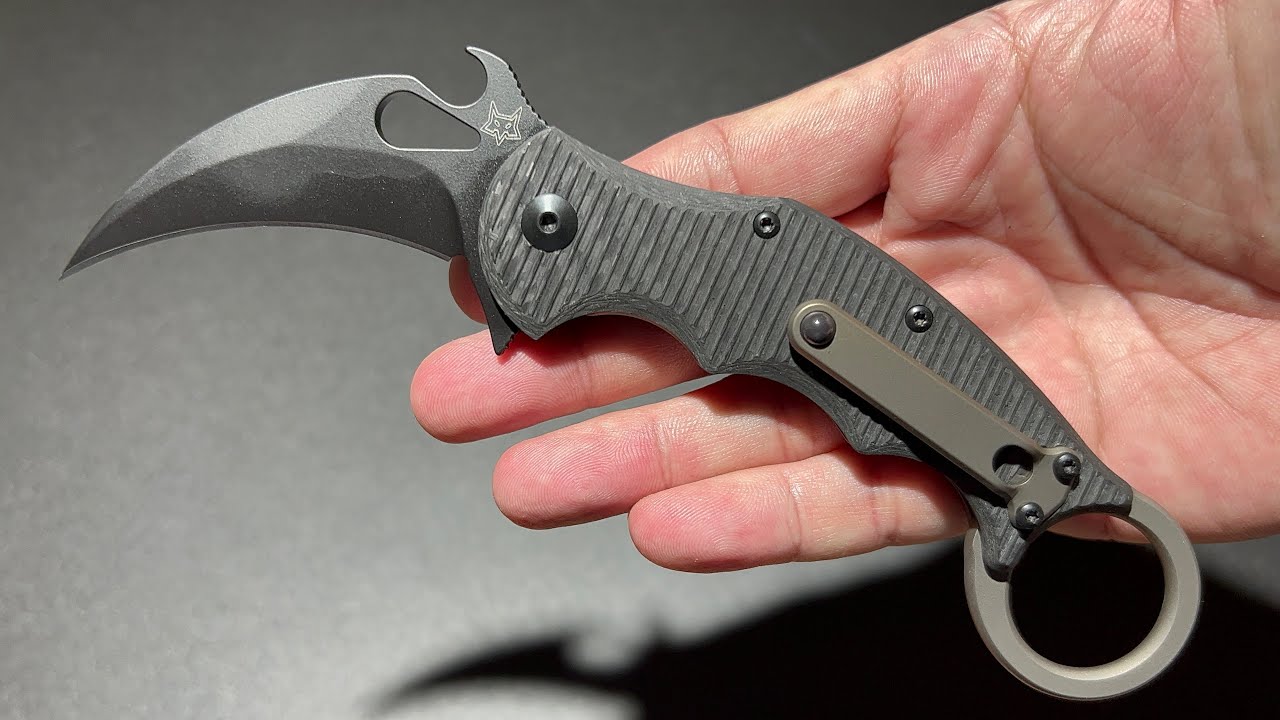 FOX KNIVES KARAMBIT FX-599TiC ยืม หล่อเร้างานดี อิตาลีผลิต