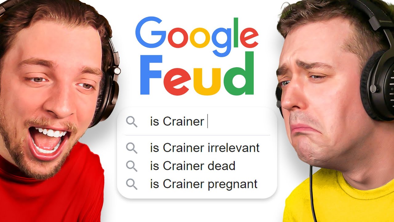 Slogo vs Crainer in GOOGLE FEUD!