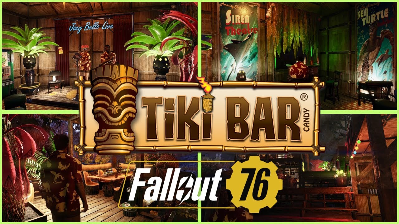 Fallout 76 Camp : TIKI BAR