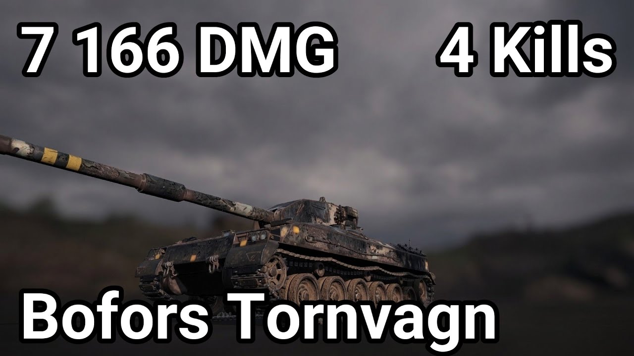 Bofors Tornvagn - 7 166 damage / 4 kill / 912 blocked / 1 032 assist