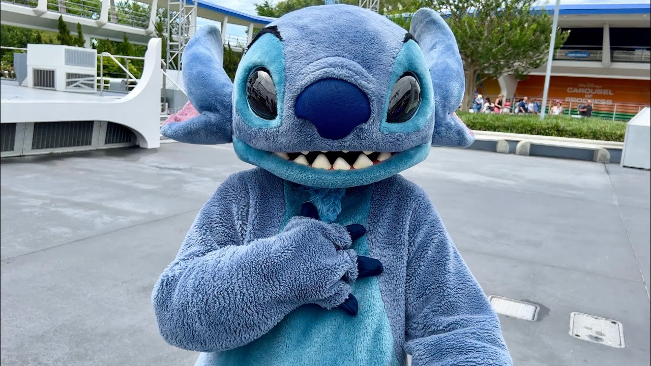 Stitch Roaming Meet and Greet in Tomorrowland at The Magic Kingdom, Walt Disney World
