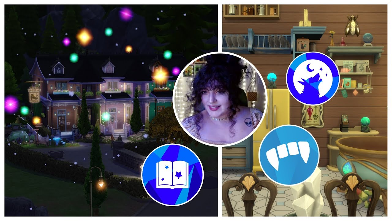 Magical Occult Townhomes: Sims 4 Build Tour!!