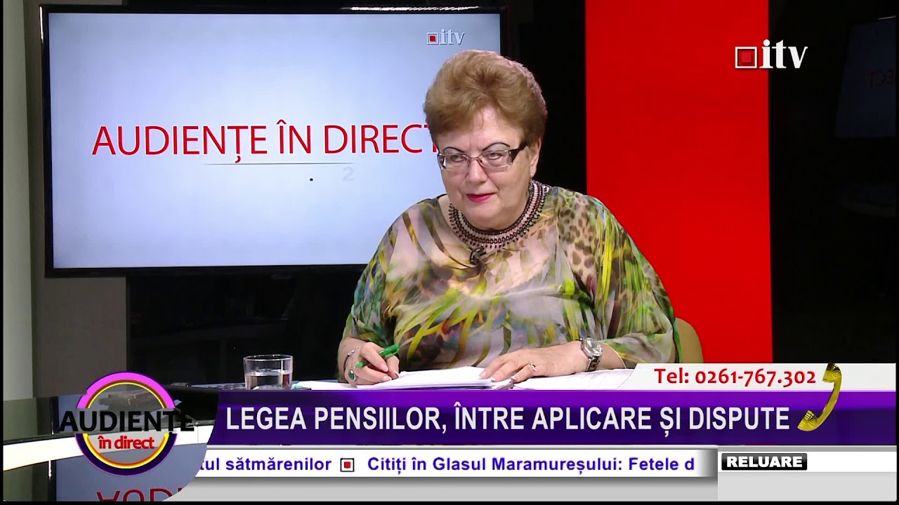 Audiente in direct cu Ioan Anitas || Totul despre pensii si problemele pensionarilor